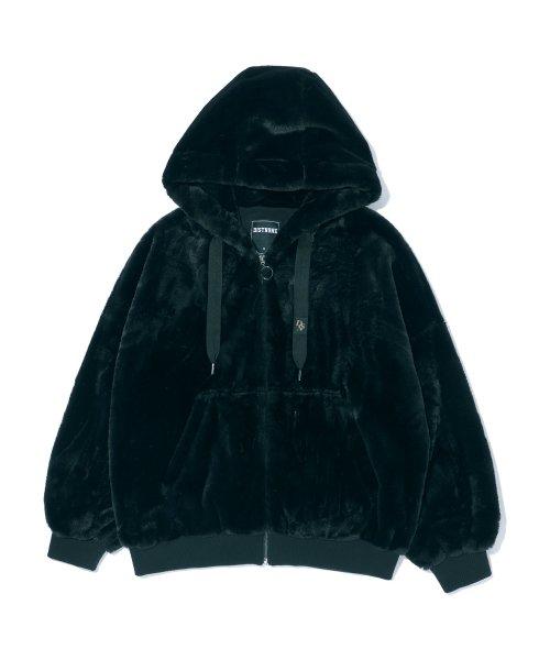 밀크퍼 후드 집업 GREEN TEA (LM9JF931-046)