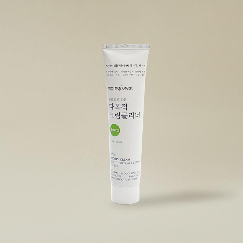 마마포레스트 규조토 천연 다목적클리너 크림 튜브형 찌든때 기름때 제거 식기류 세척 100g