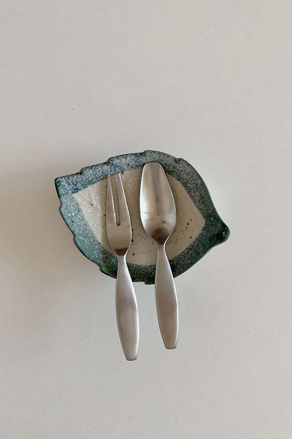 길쭉이 디저트 포크 스푼 (1pcs)