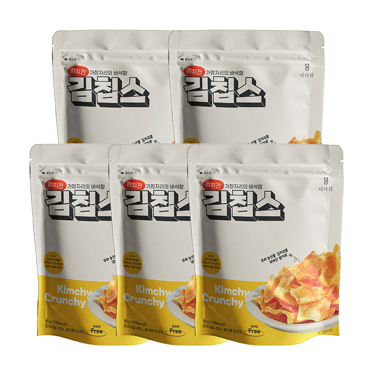 김칩스 5봉 (오리지널/해물맛/매운맛)