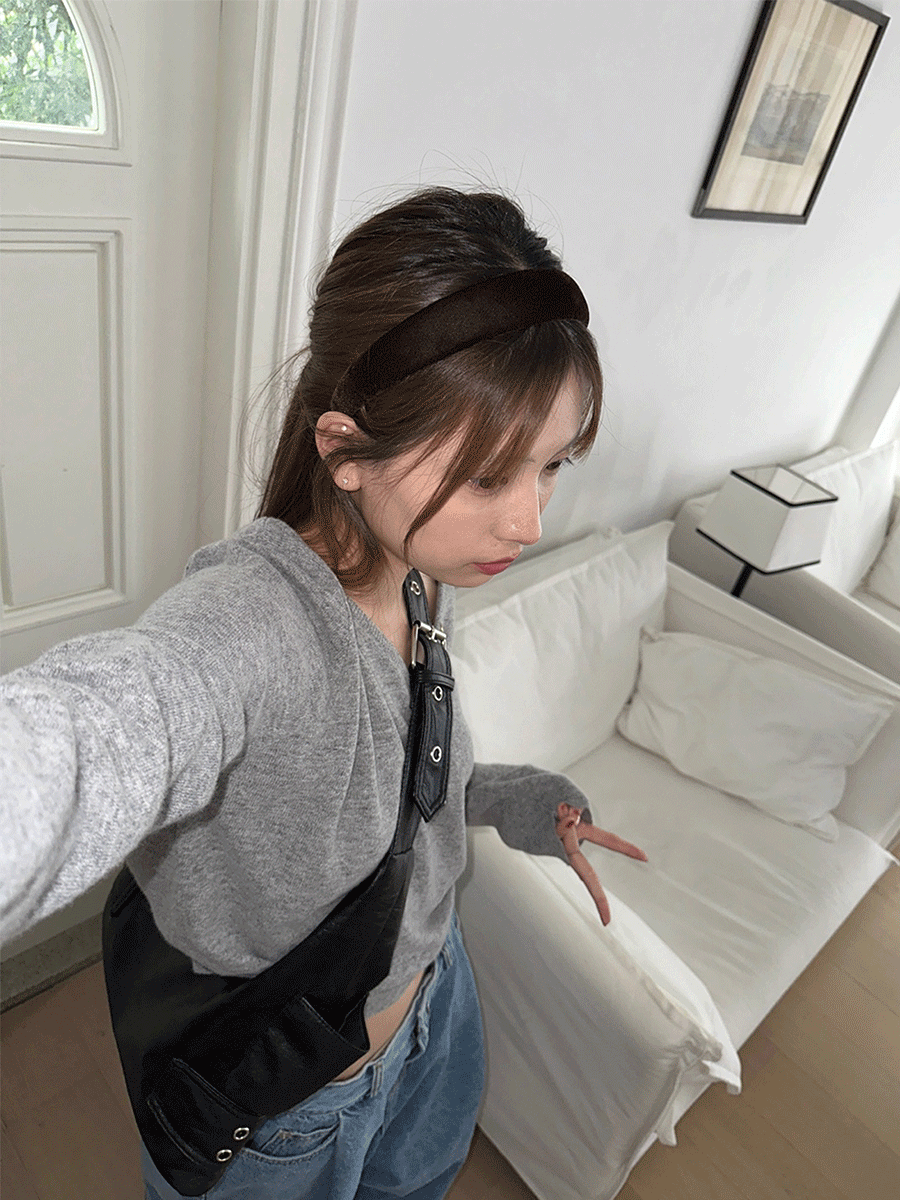 Velour volume hairband