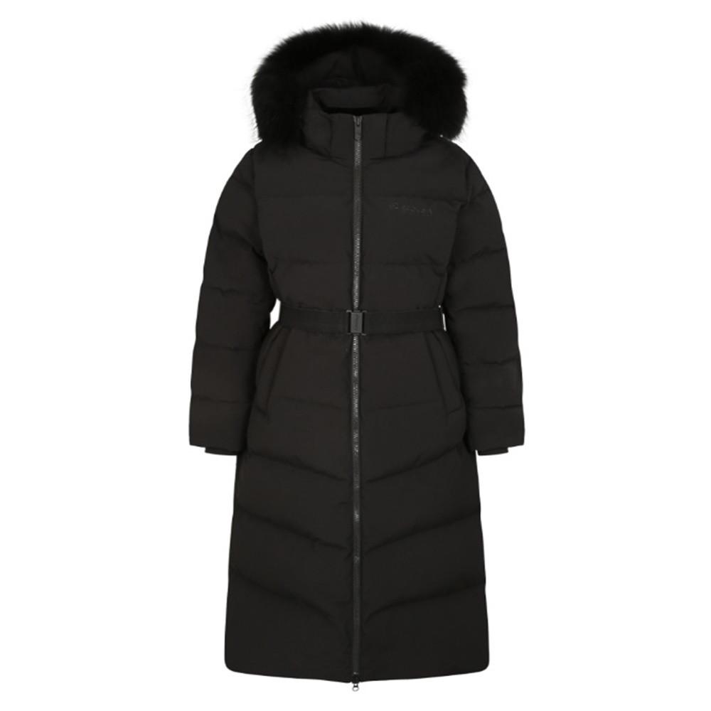 [디스커버리] 구스다운 여성벨트롱패딩 2color