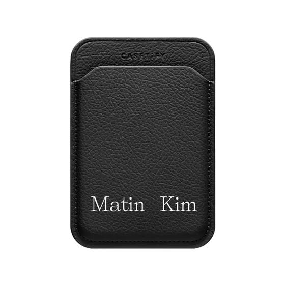 Matin Kim Basic Logo MagSafe Wallet