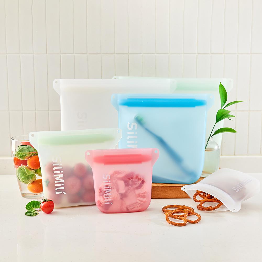 [실리밀리] 오리지널 스탠딩 실리콘 지퍼백