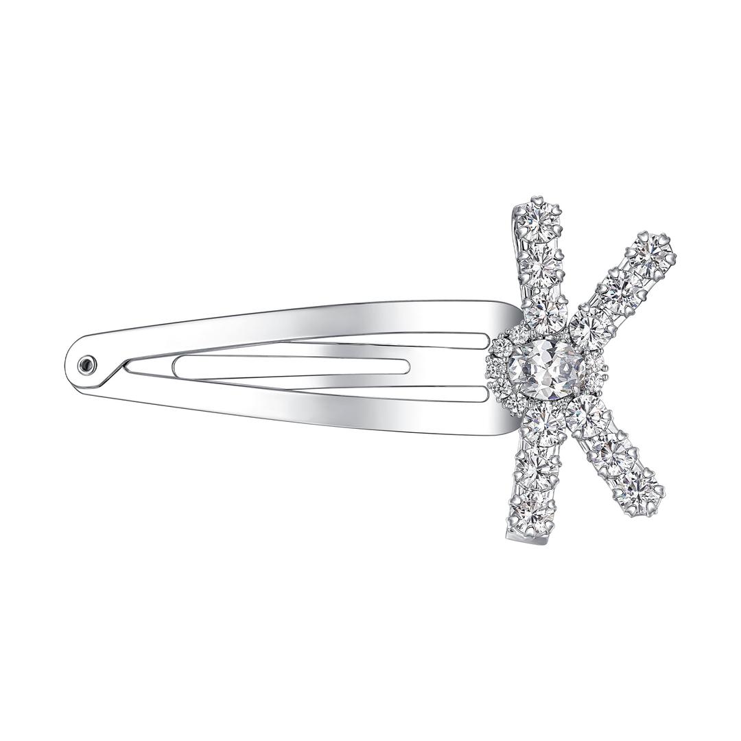 YVMIN X SHUSHUTONG / Pave Gemstone Bow Hair Pin - Large