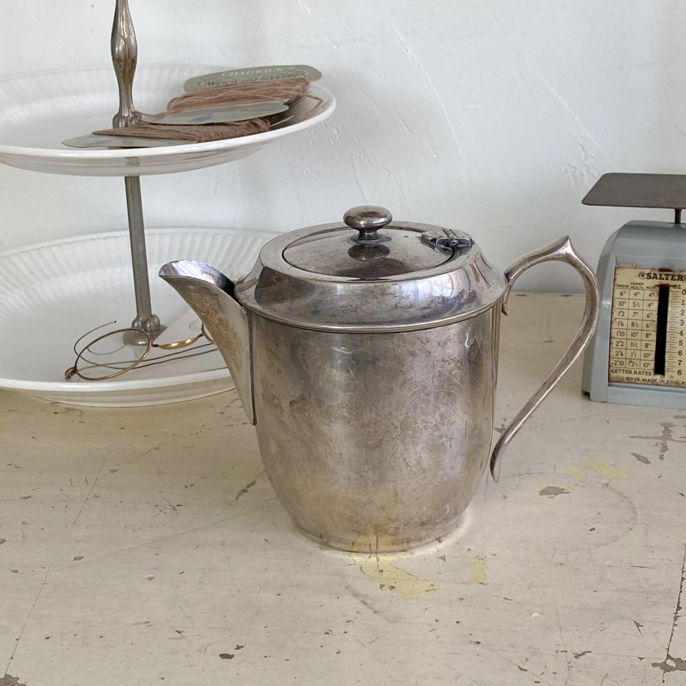 영국 빈티지 실버플레이티드 티팟