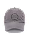 CRISP LOGO BALL CAP IN SILVER