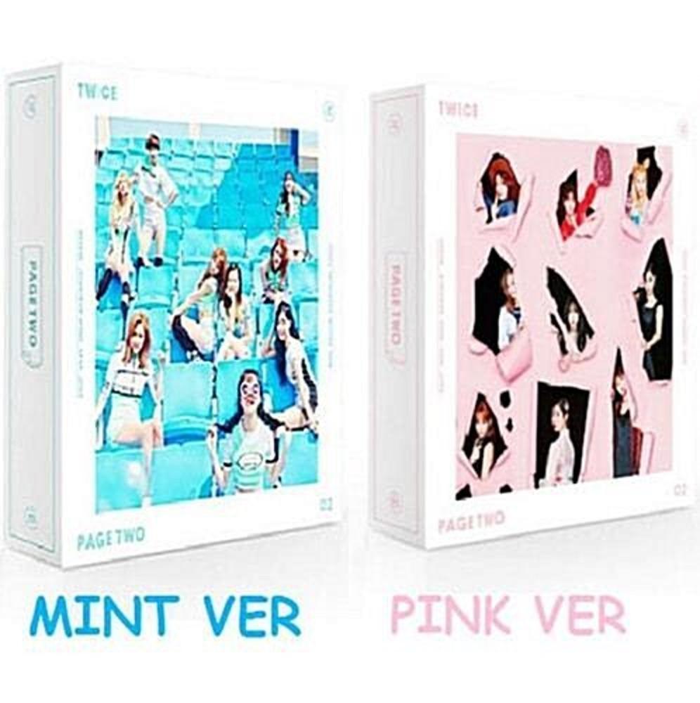 트와이스 미니2집 앨범 페이지투 TWICE PAGE TWO PAGE TWO (Pink Ver.) 치얼업 핑크