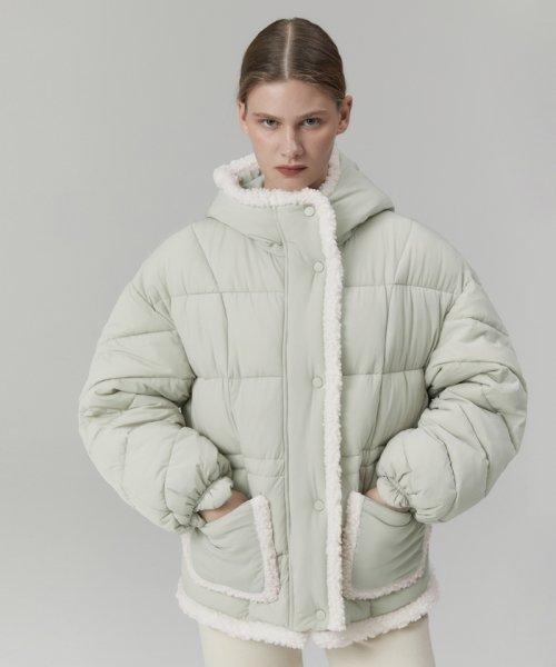 머랭 뽀글이 후드 패딩 (MACDPD01MA)