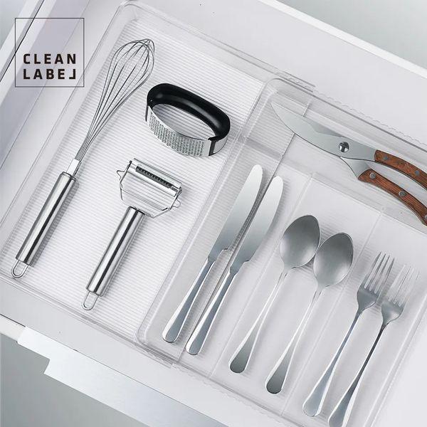 [집꾸핫딜]길이조절 수저 정리함