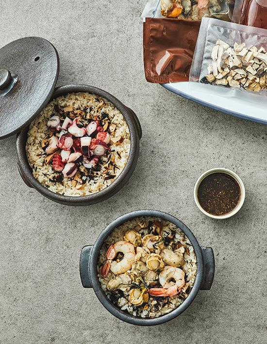 [아우름] 바다를 품은 솥밥키트 2종 (냉동) (택1)