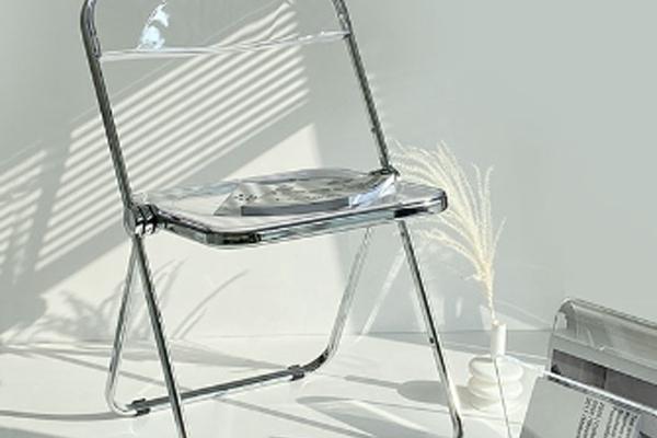 투명 접이식 의자 카페 인테리어 체어 3colors