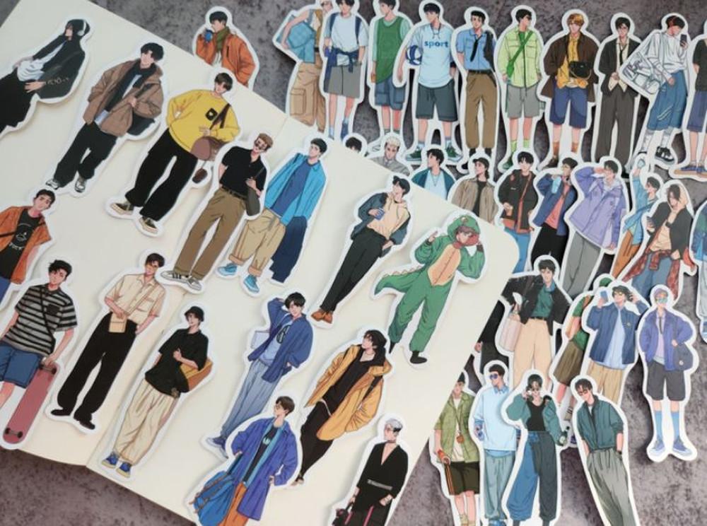 힙보이 남성 청년 소년 다이어리 다꾸 스티커