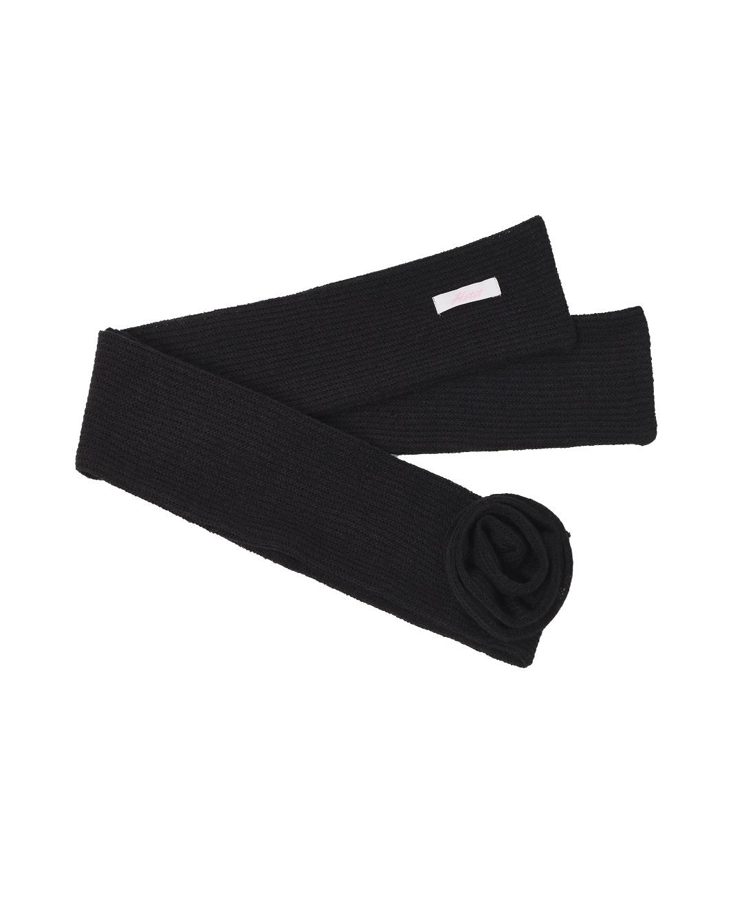 Rose muffler (Black)