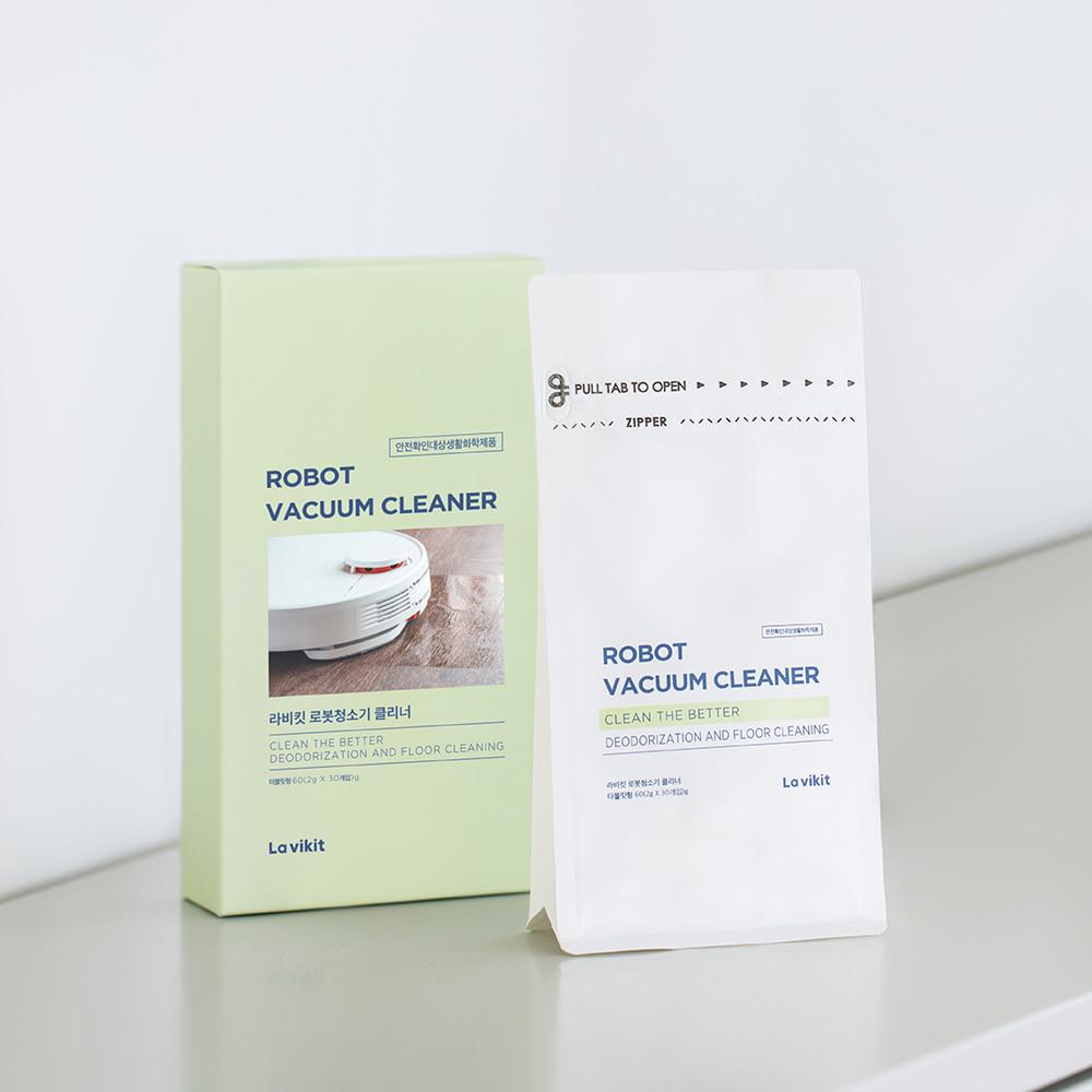 라비킷 로봇클 로봇청소기 클리너 내부청소 냄새제거 친환경 세제 (30정)
