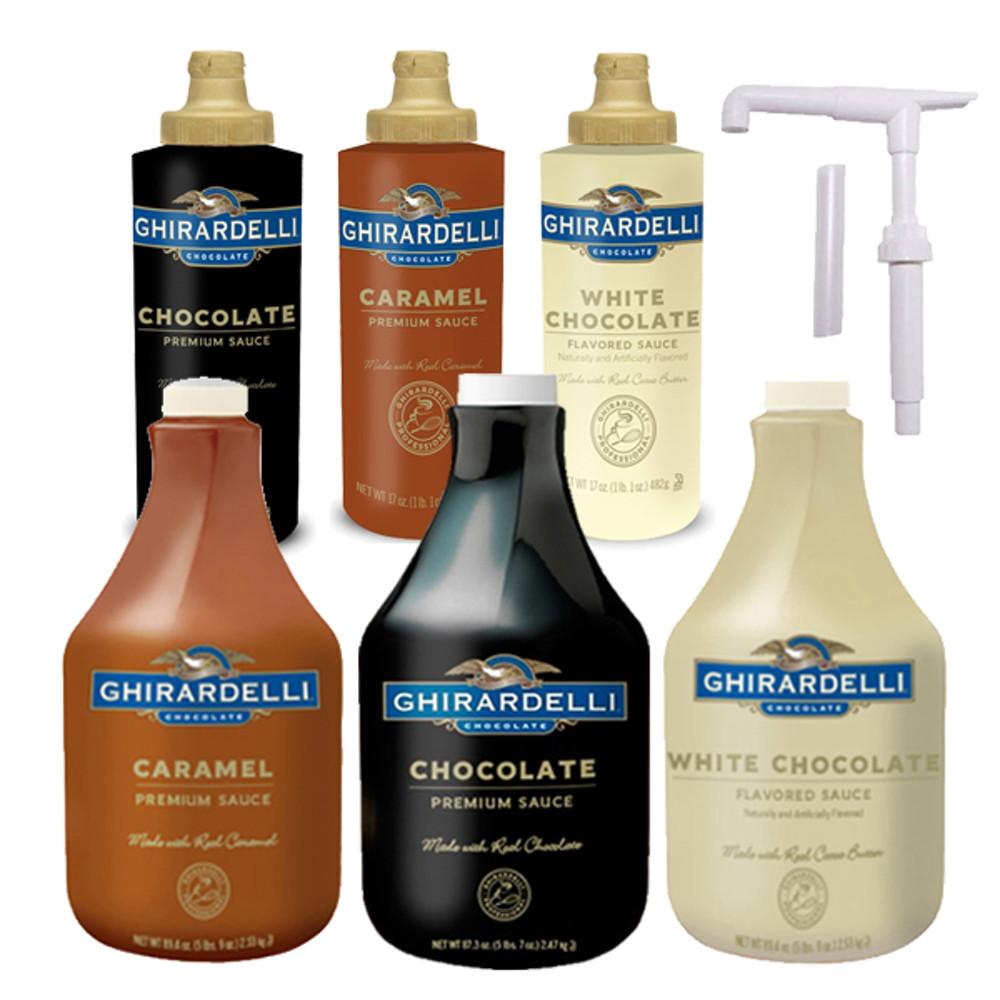 기라델리 초코소스 카라멜 화이트초코