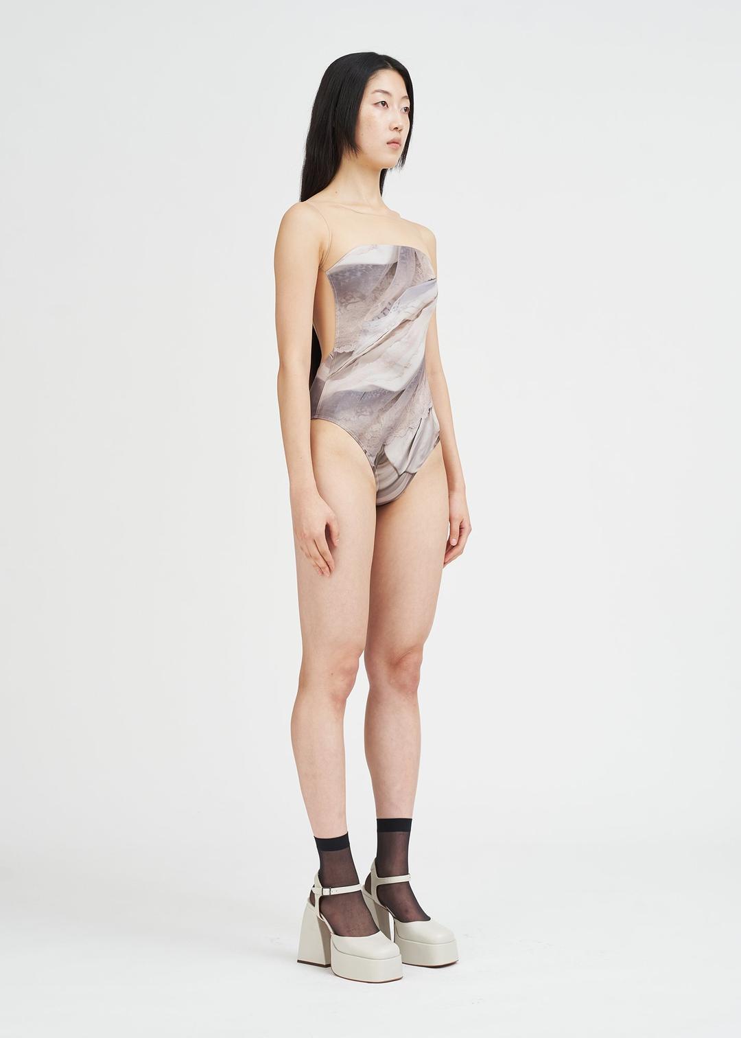 Le Baron - Illusion Mesh Leotard — MALDIRE
