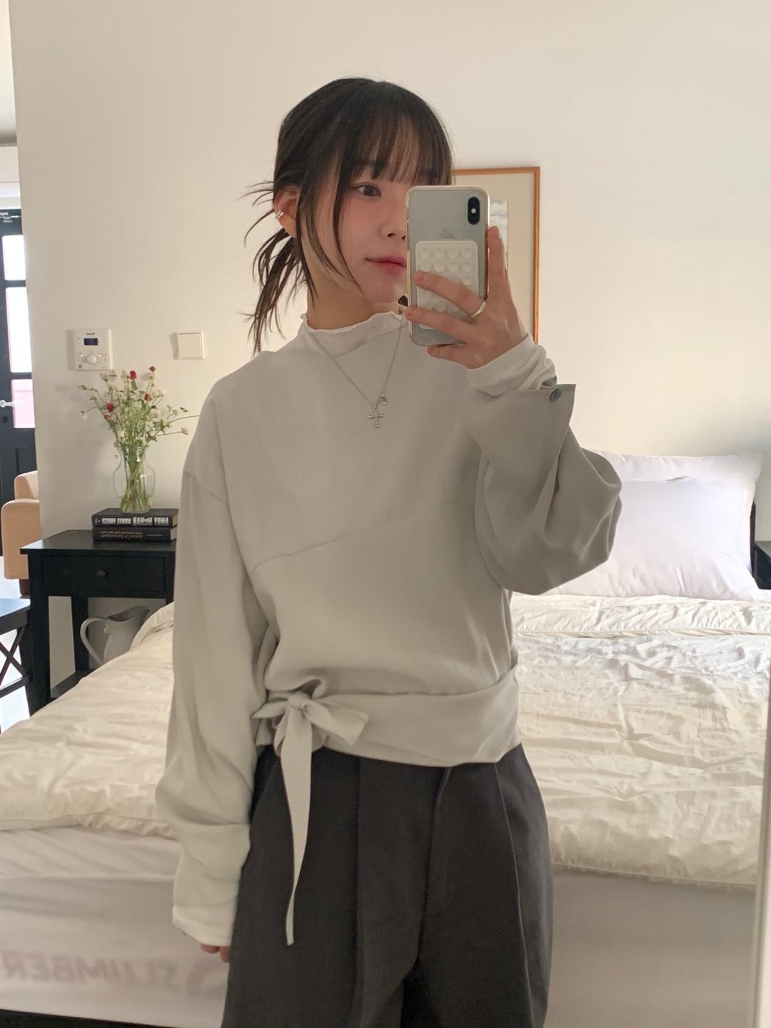 [하객룩 ,MD추천] Strap tie BL