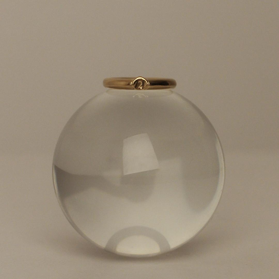 Trace ring (3mm) gold