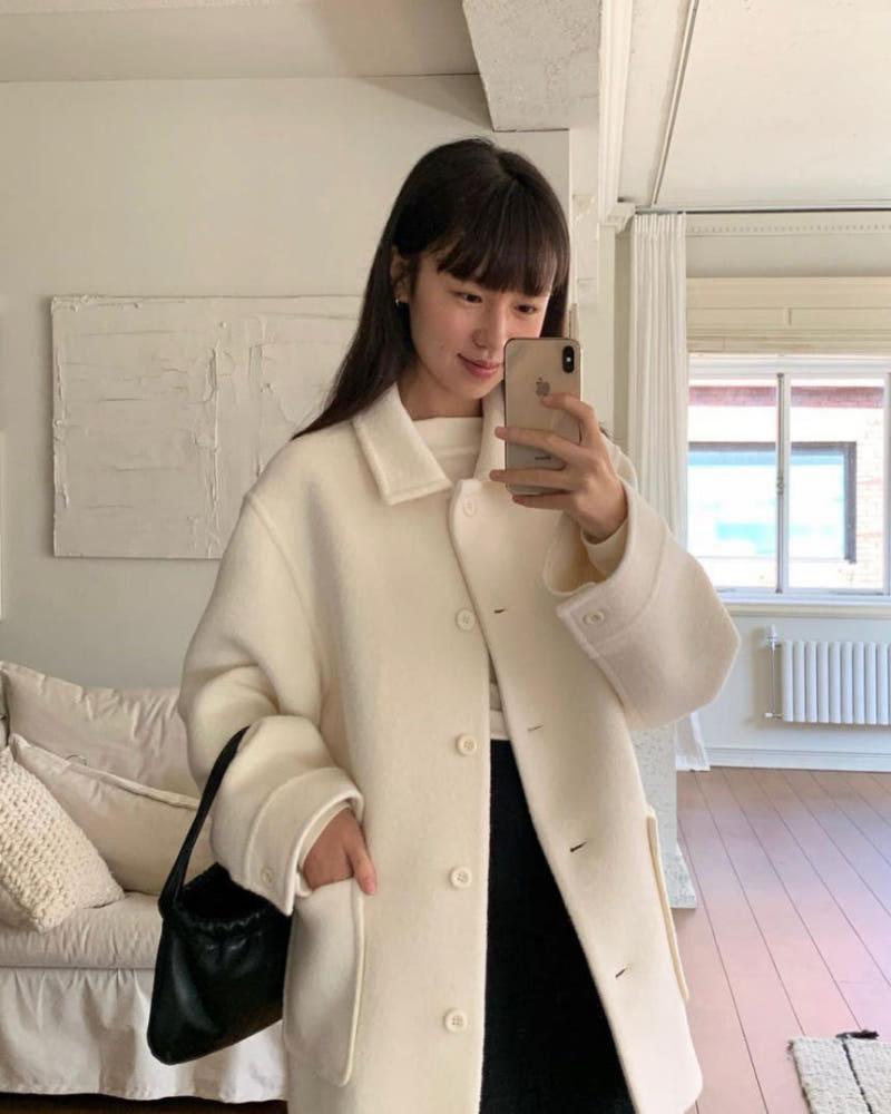 FW 진심 미드데이 코트 울 하프코트