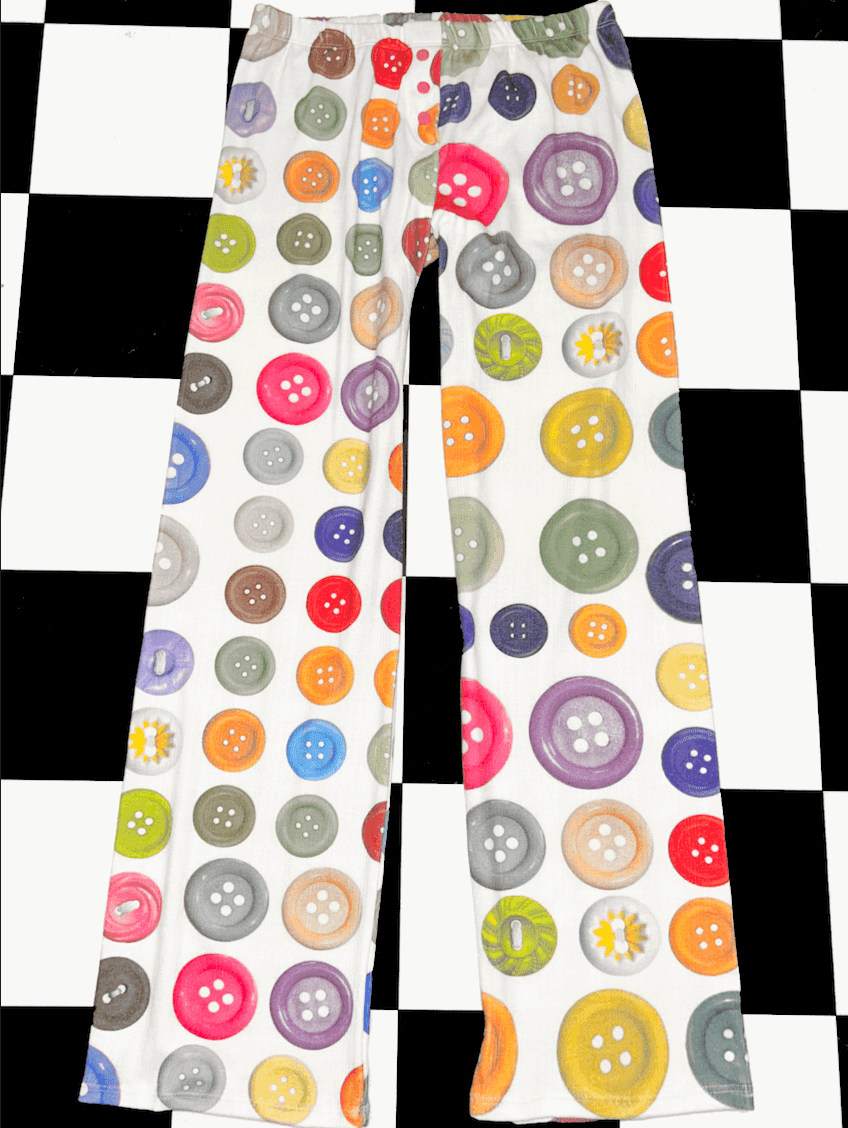 BUTTONS POINTELLE PANT