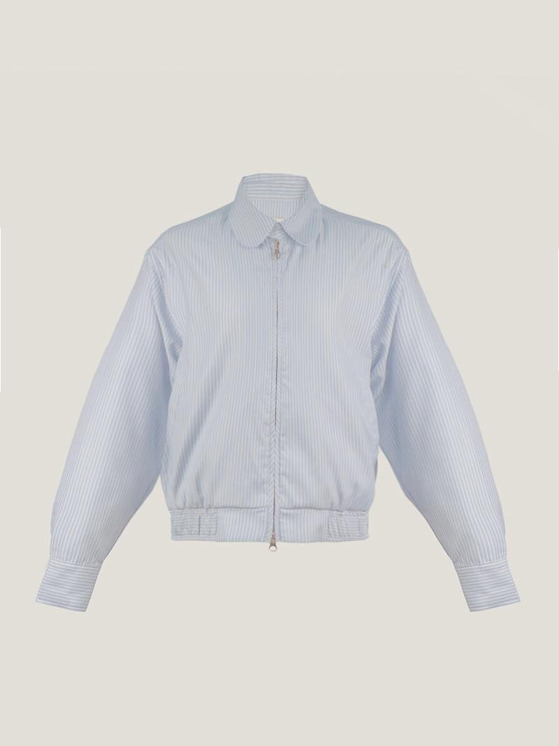 [반티아190] 스트라이프 블루종 점퍼