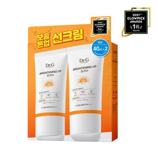 [베스트/보송톤업] 닥터지 브라이트닝 업 선 플러스 40ml+40ml