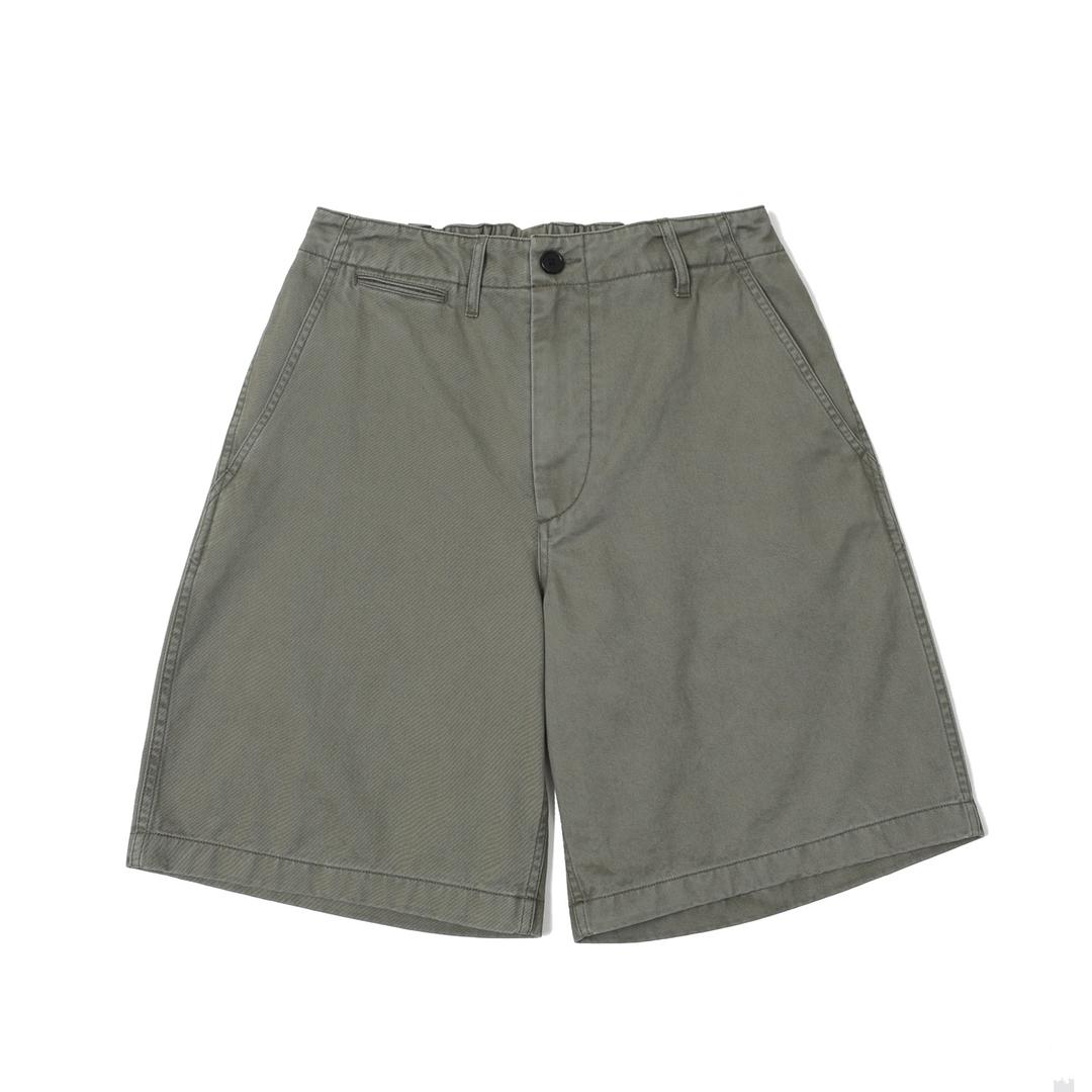 BANTS HDR Twill Cotton Vintage Officer Chino Shorts - Olive