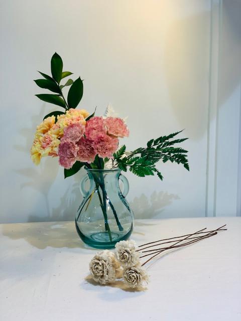 산미구엘 항아리 유리화병 (소) / 스페인 꽃병 / 유럽 vase