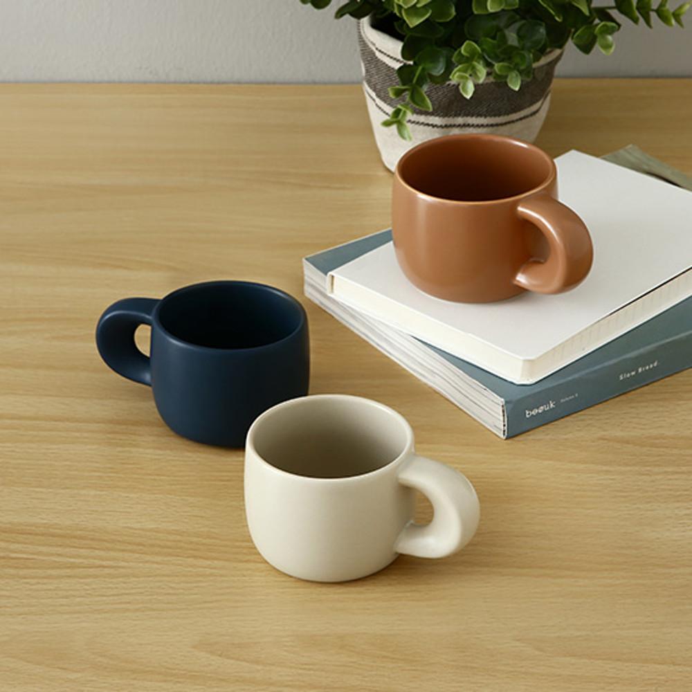 에라토 벌룬 귀여운 미니 에스프레소 카페 뭉툭 머그잔 오브제컵