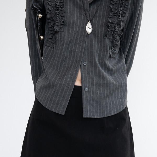 006 Cotton Mini Skirt Pants (Black/2size)