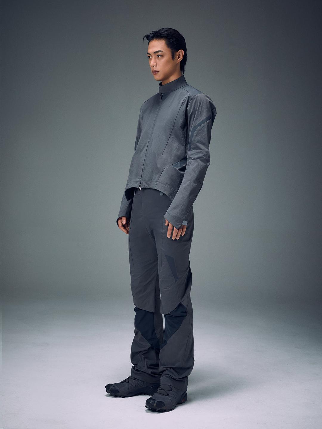 C_ DISTORTED PANTS - S / CHARCOAL