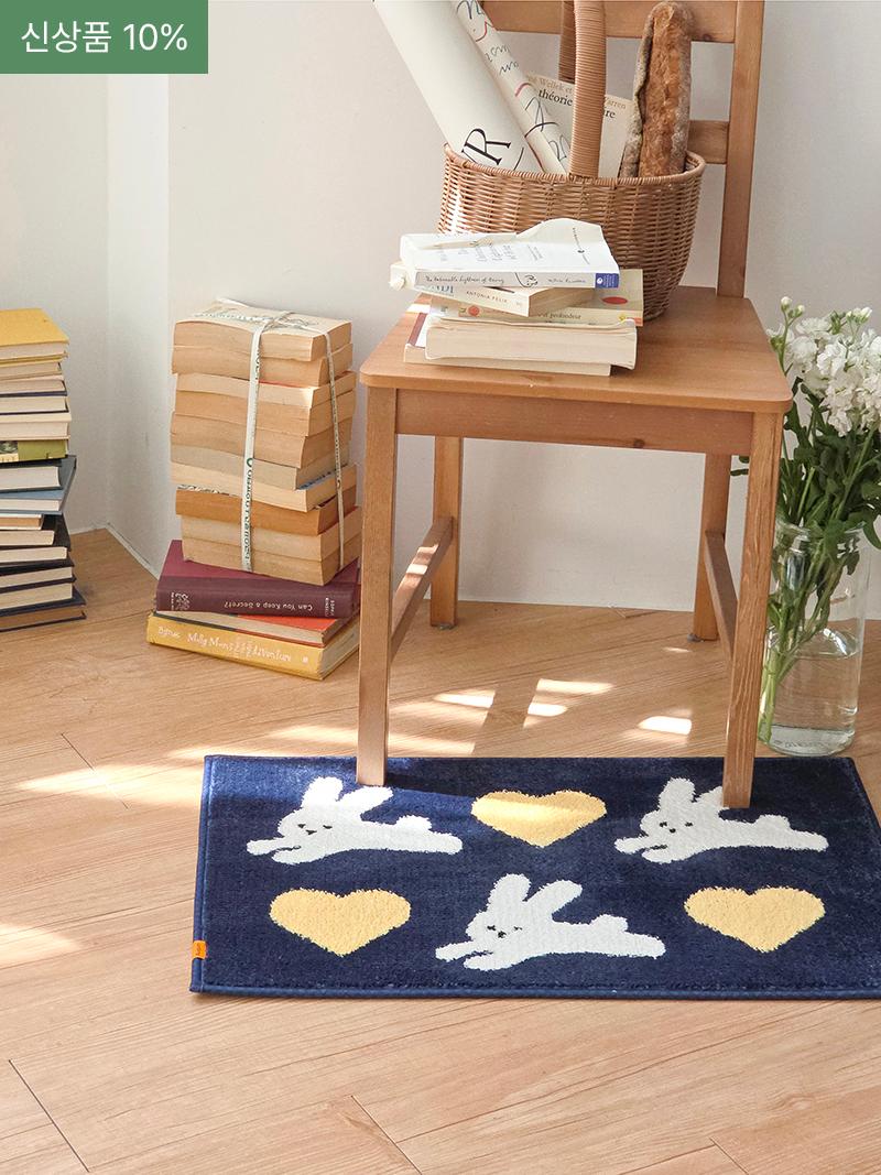 럼미모어 러빗 자카드 발매트