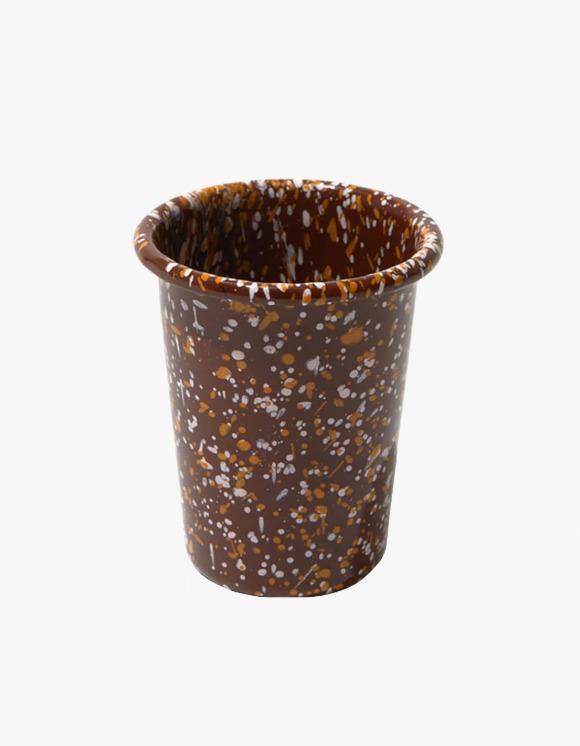 Enamel Cup - Sprinkle Brown