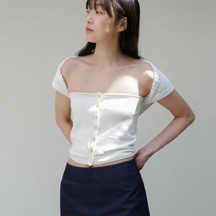 Covering Bustier (Ivory)