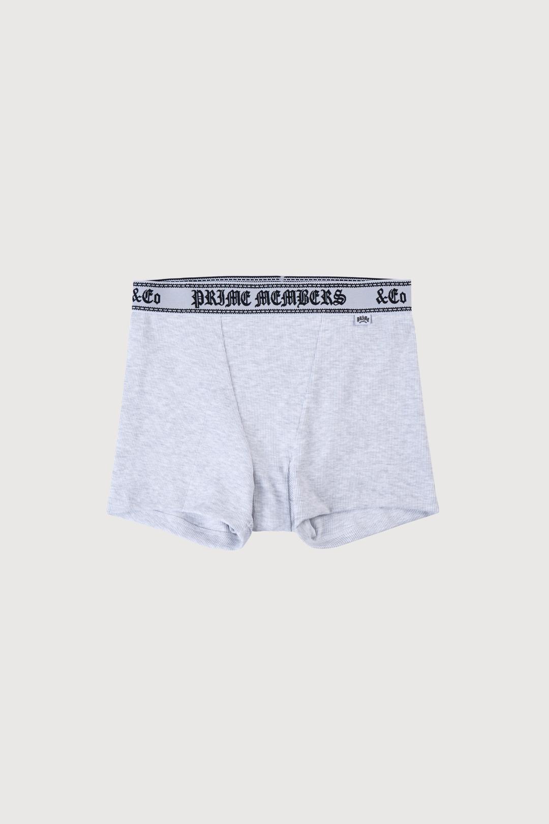Prime Taped Boxer Briefs Light Gray Size. 2