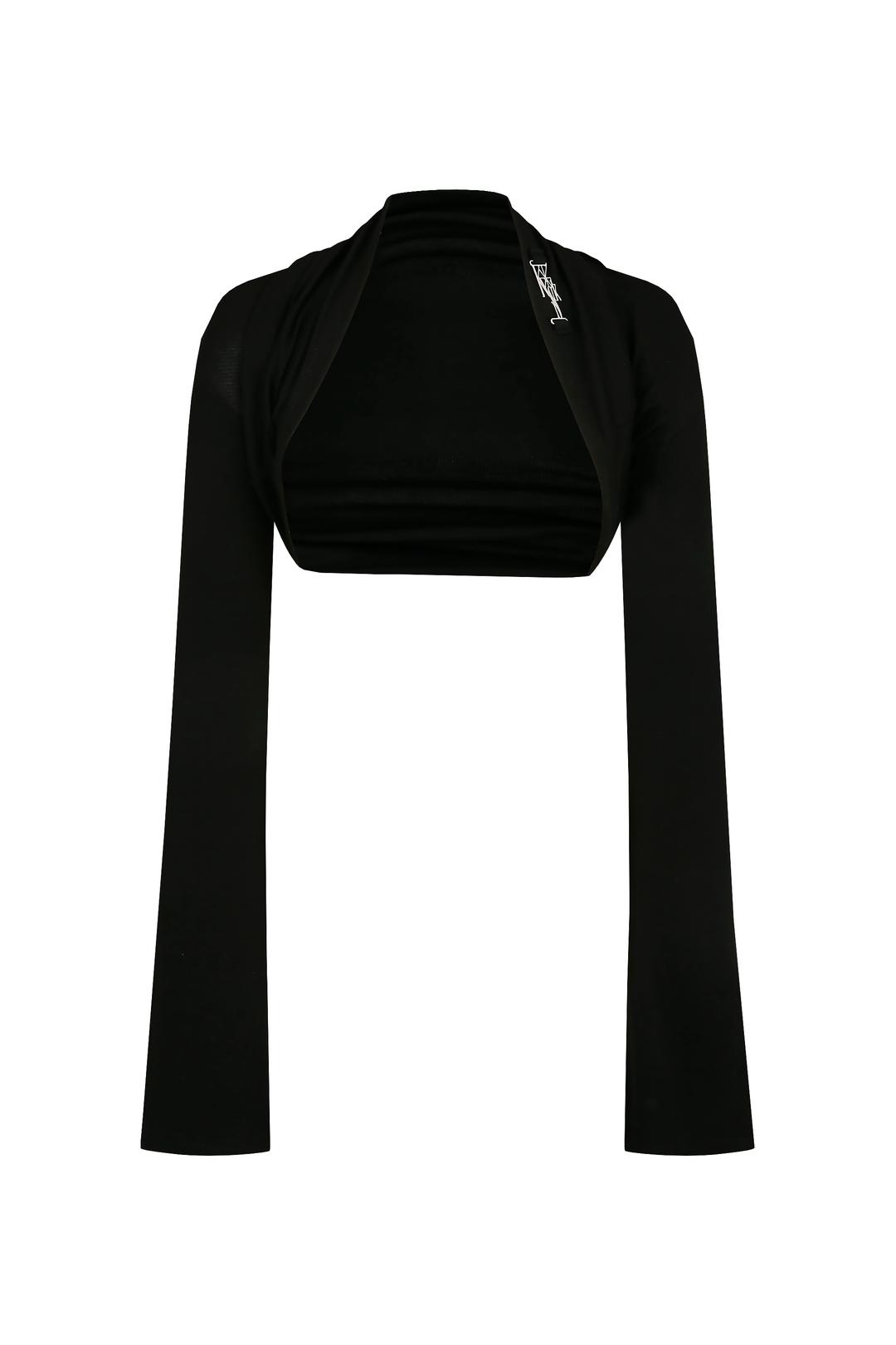 Kashiko Comfy : Bolero Cardigan BLACK