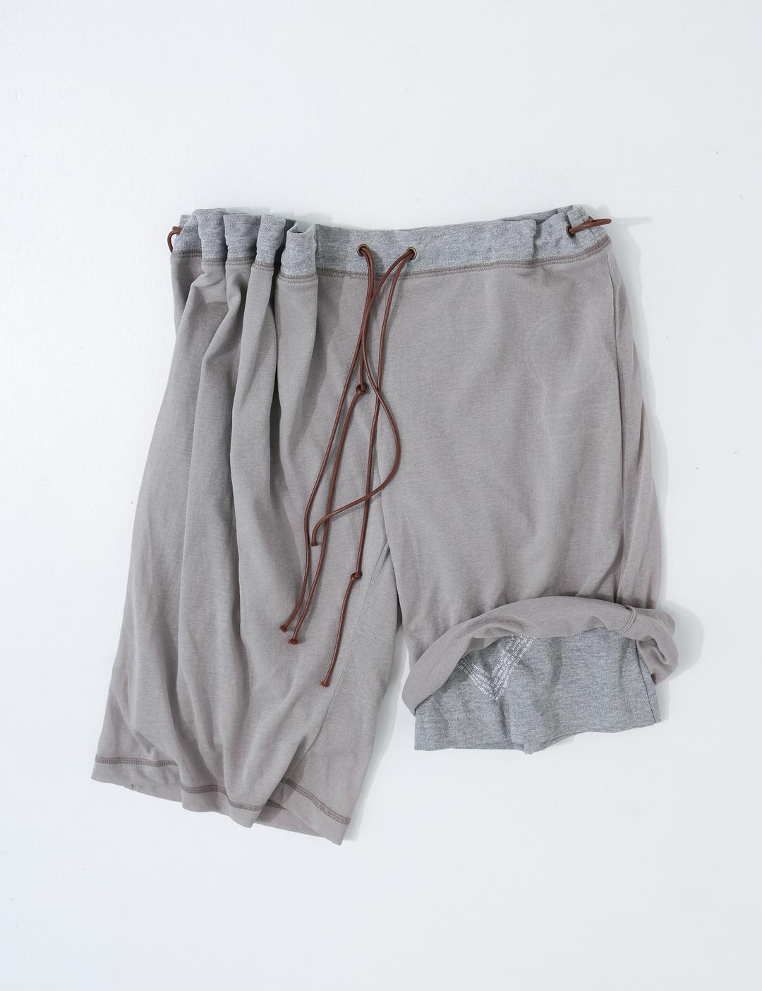 Curtain half pants (beige)