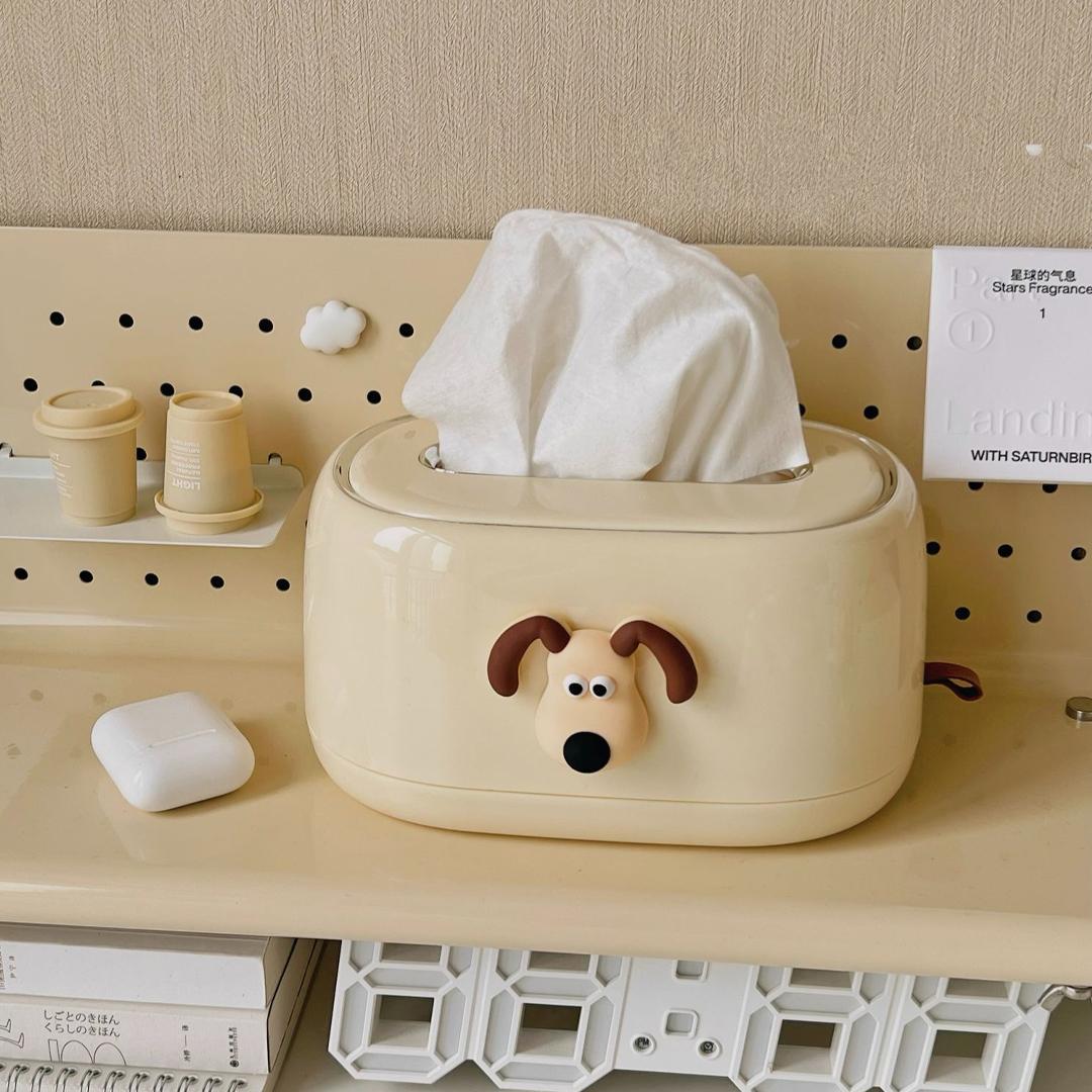 귀여운 그로밋 스퀘어 티슈케이스 박스