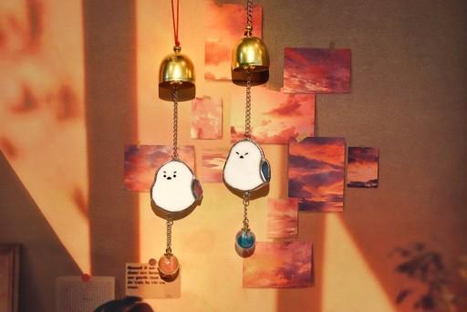 썬캐쳐 도어벨 인테리어소품 유리공예 집들이 개업 선물