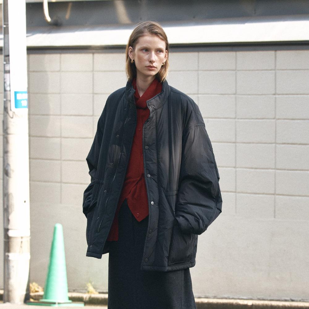 [12/24 예약발송] SIOT4151 경량 패딩 야상 자켓_Black