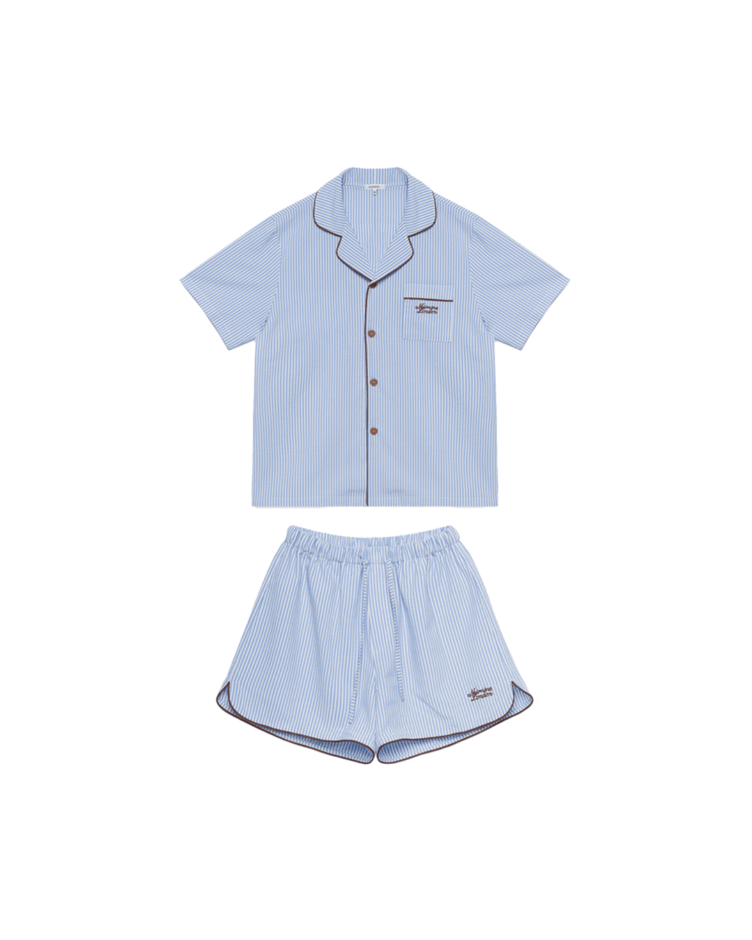 Stripe Pajama Set [BLUE]