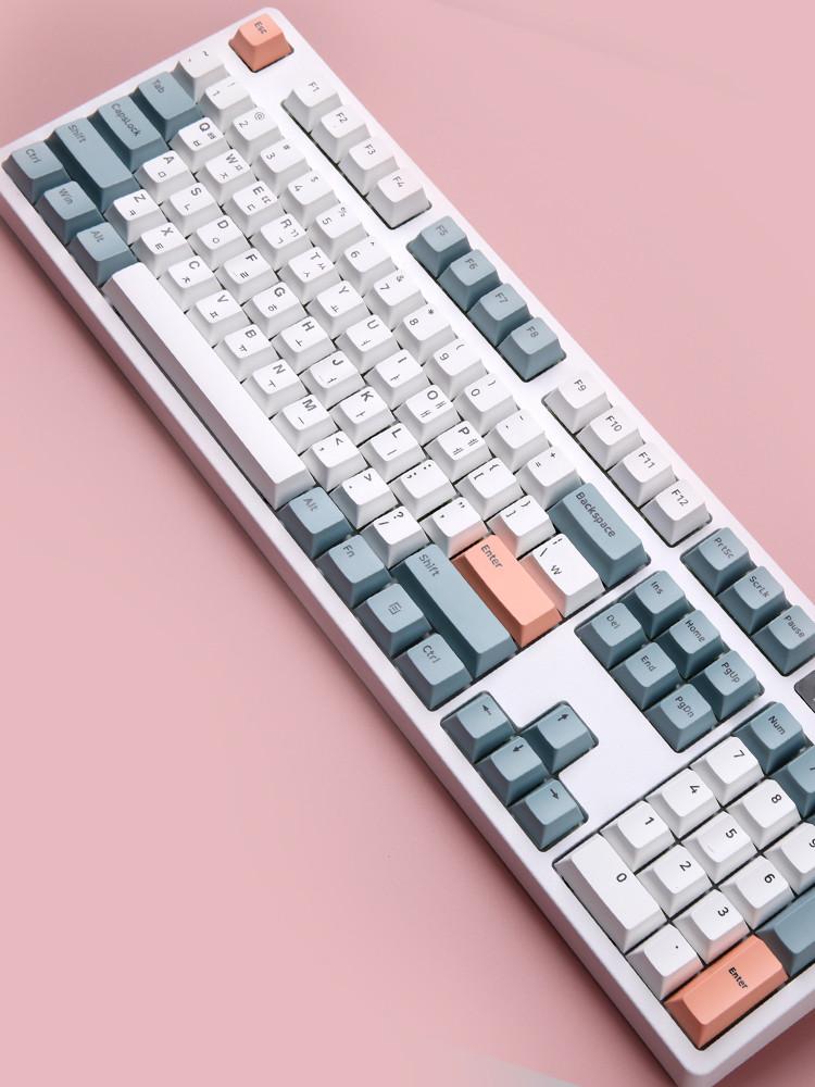 닌자108PRO 수제풀윤활 저소음 핫스왑 유무선 기계식 바다소금 커스텀키보드