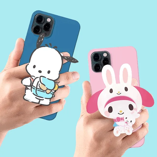 [정품/오늘출발] 귀여운 산리오 아크릴톡 스마트톡 쿠로미 마이멜로디 폼폼푸린 시나모롤 포차코 헬로키티 Z플립3 핸드폰 아이폰