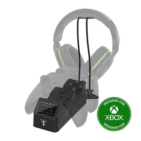 터틀비치 Xbox Series X/S 듀얼 컨트롤러 충전 스테이션+헤드셋 스탠드 배터리팩 - 게임 | 쿠팡