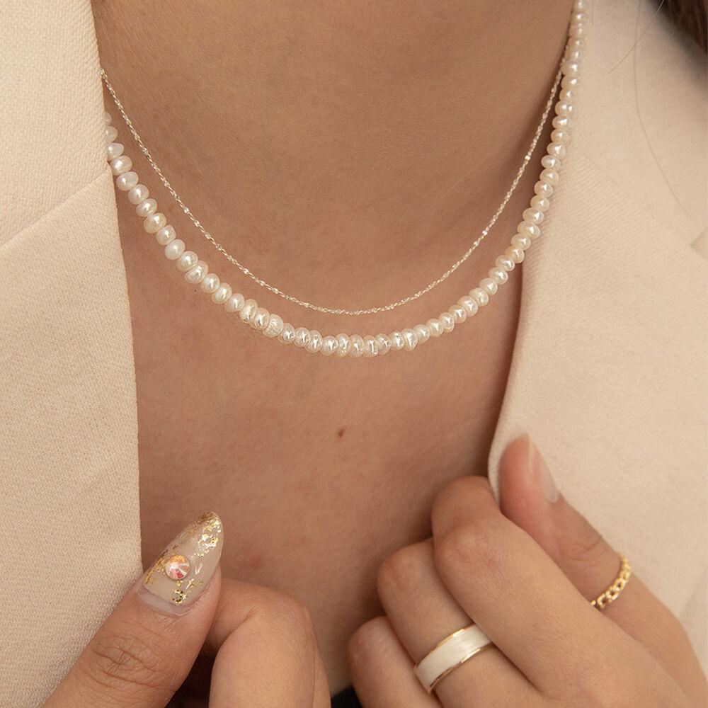 AND PEARL NECKLACE