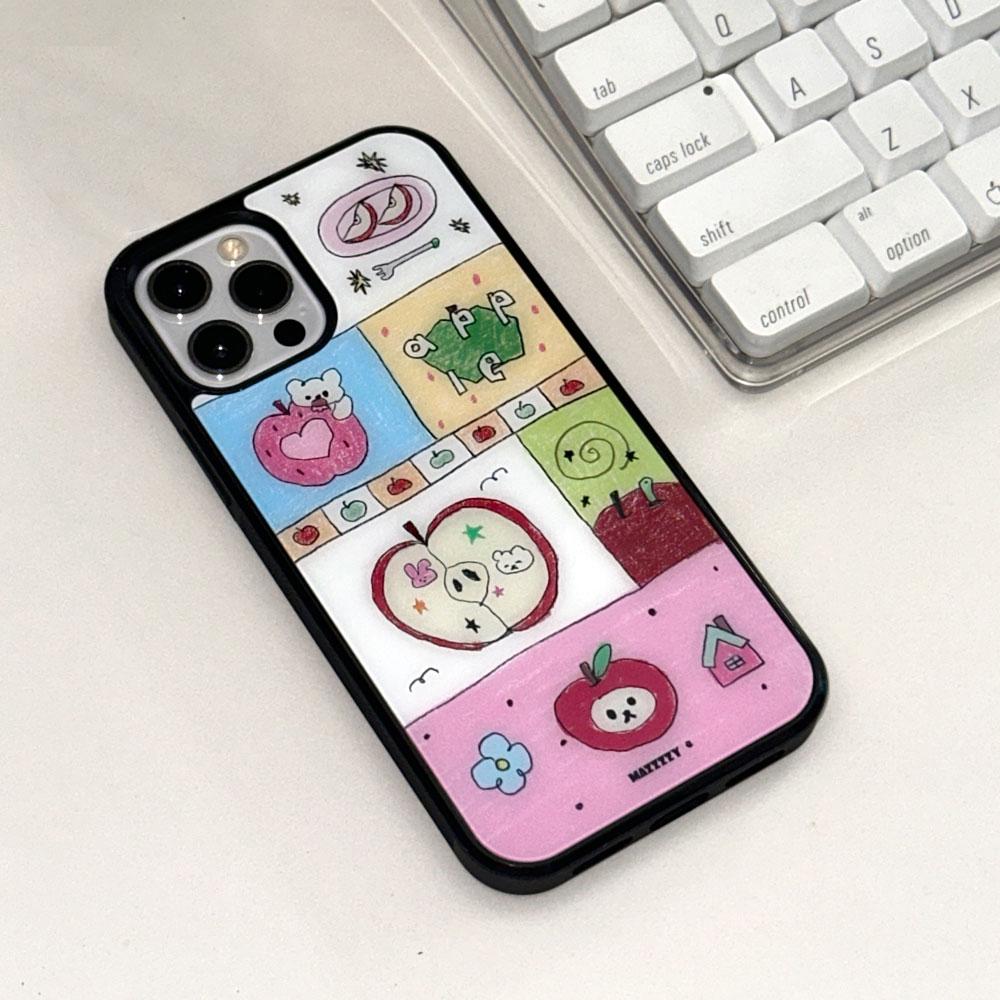 [Magsafe]Apple Muffin Patchwork glass case
