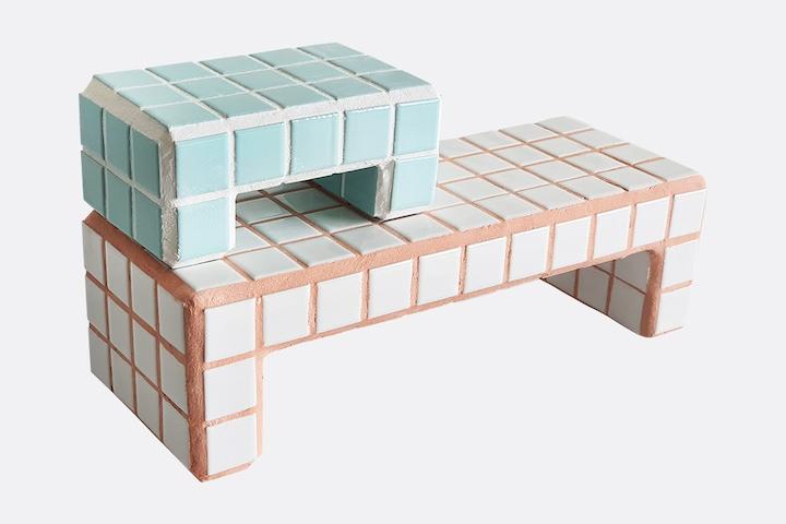 타일 인테리어 미니 정리대 선반 만들기 DIY 2sizes (14colors)