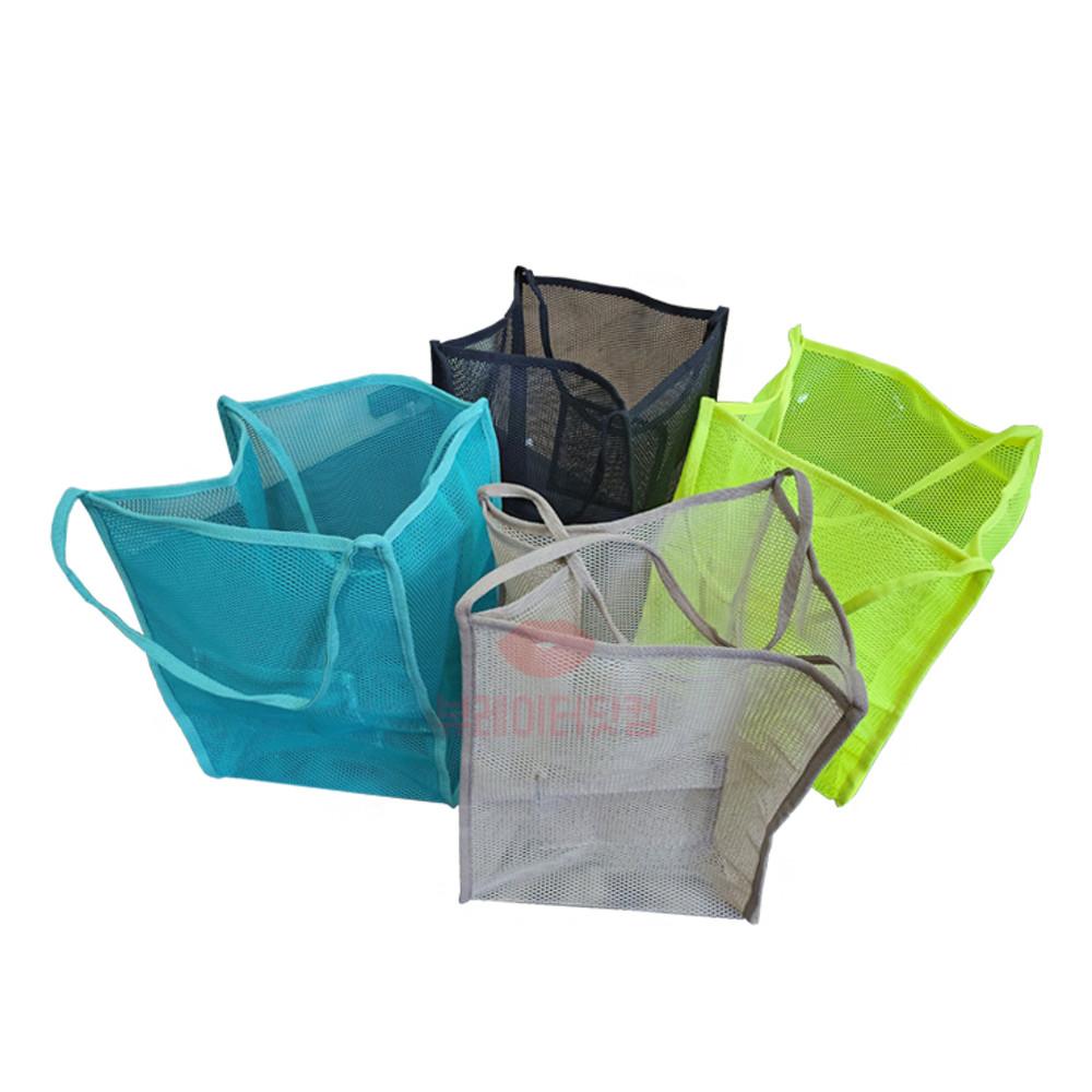 뷰레이터닷컴 모나 메쉬 비치백 망사 물놀이 가방 모래놀이 목욕가방