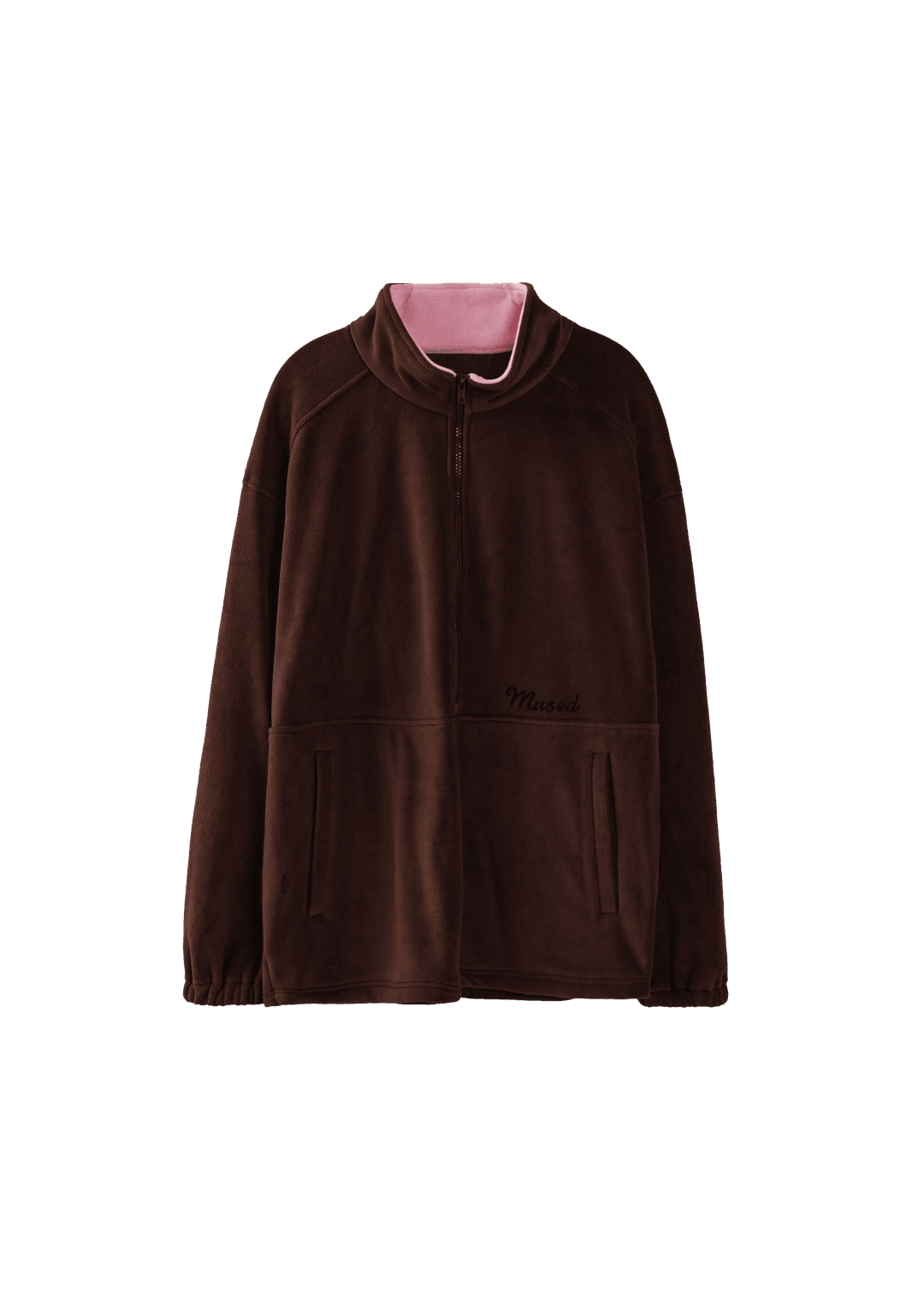 [뮤제드x영서] Mused Fluffy Fleece Anorak - Brown